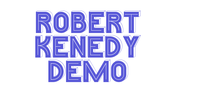 Robert Kenedy Demo Font Download