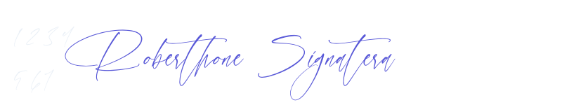 Roberthone Signatera-related font