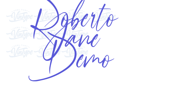 Roberto Jane Demo font free