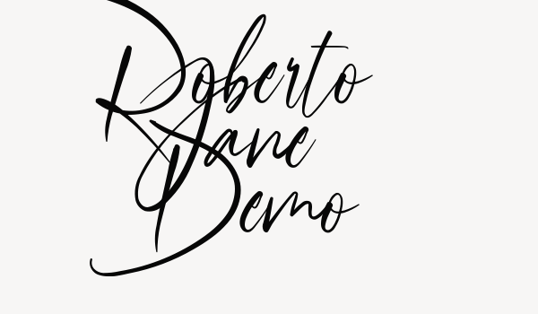 Roberto Jane Demo Font