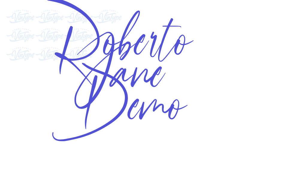 Roberto Jane Demo-font-download