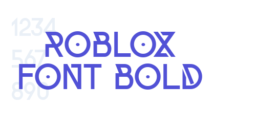 Roblox Font Bold-font-download