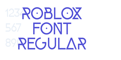 Roblox Font Regular-font-download
