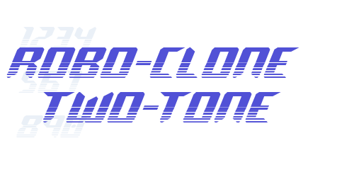 Robo-Clone Two-Tone-font-download