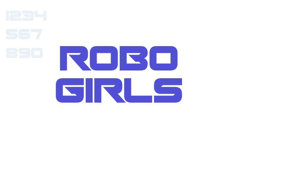 Robo Girls-font-download