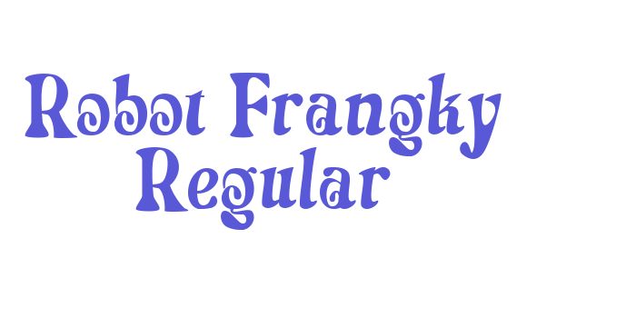 Robot Frangky Regular Font Download