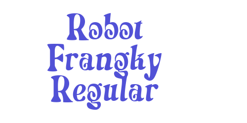 Robot Frangky Regular-font-download