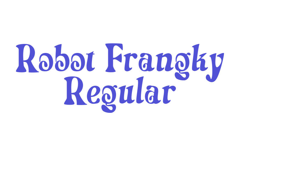 Robot Frangky Regular-font-download