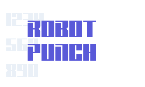 Robot Punch Font