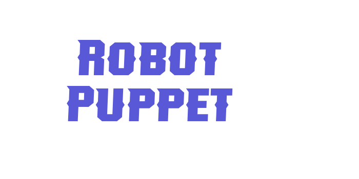 Robot Puppet Font