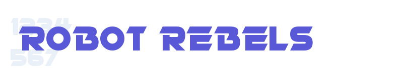 Robot Rebels-related font