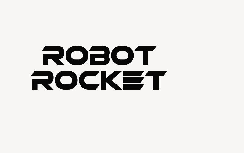 Robot Rocket Font