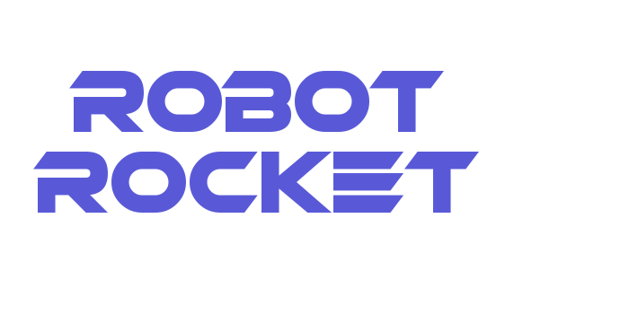 Robot Rocket Font