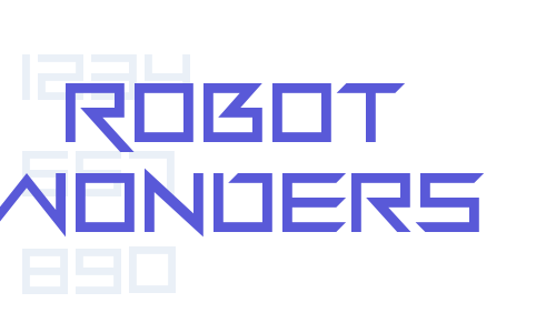 Robot Wonders Font Download