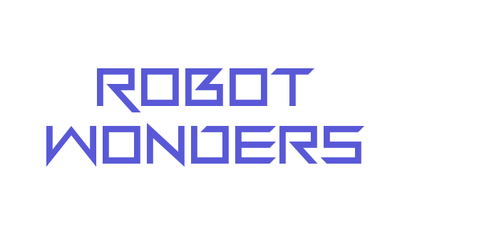 Robot Wonders Font Download