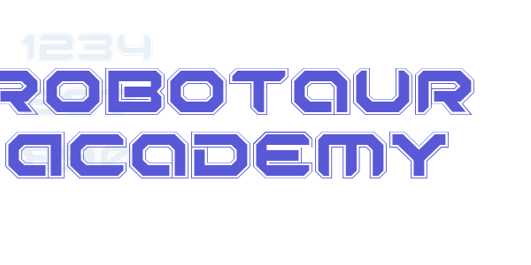 Robotaur Academy font free