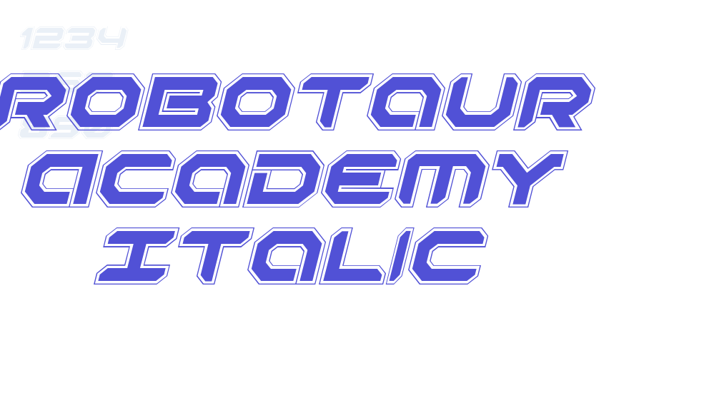 Robotaur Academy Italic-font-download