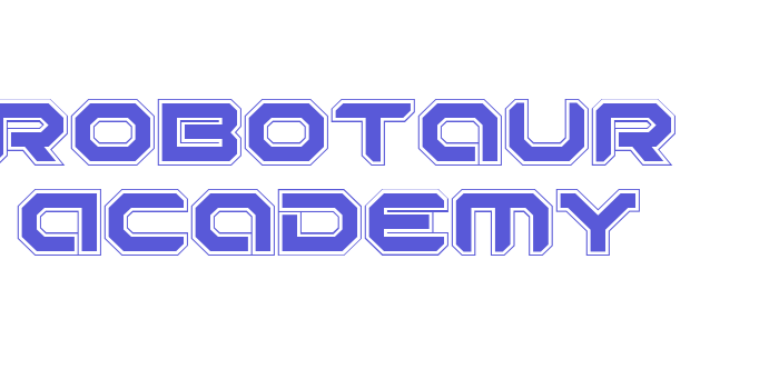 Robotaur Academy Font Download