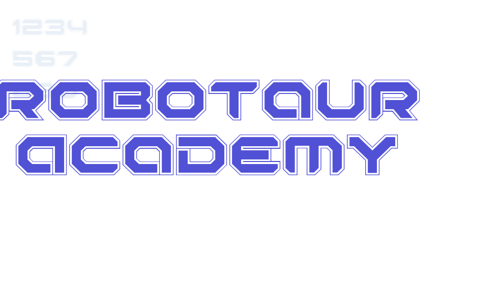 Robotaur Academy-font-download