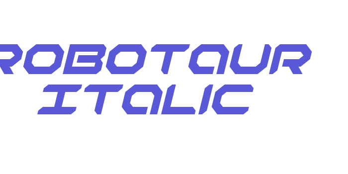 Robotaur Italic Font Download