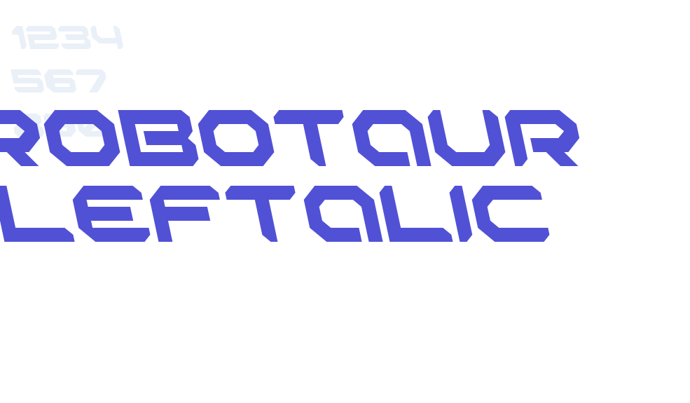 Robotaur Leftalic-font-download