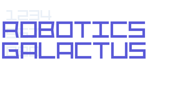 Robotics Galactus font free