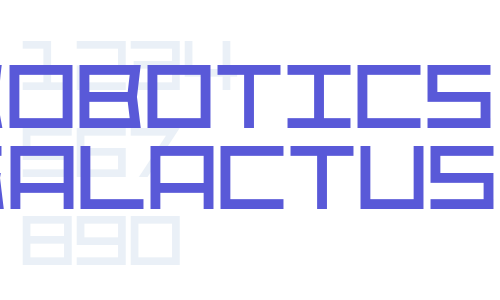 Robotics Galactus Font Download