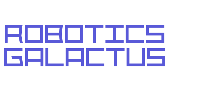 Robotics Galactus Font Download