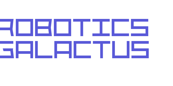 Robotics Galactus Font