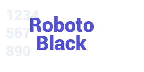 Roboto Black-font-download