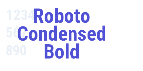 Roboto Condensed Bold