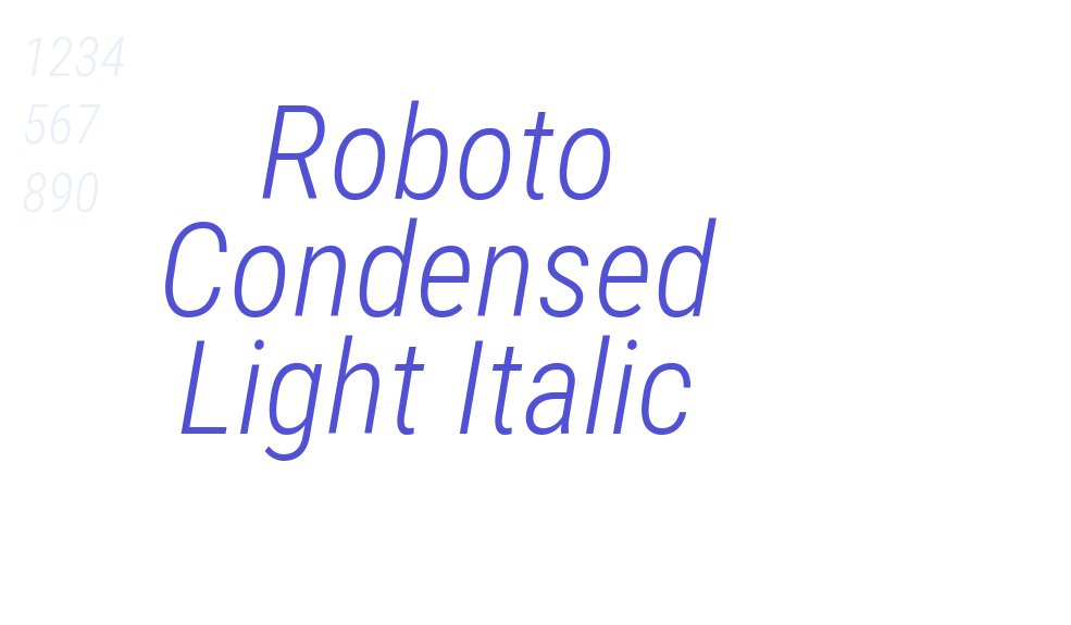 Roboto Condensed Light Italic-font-download