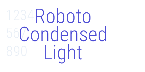 Roboto Condensed Light-font-download