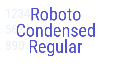Roboto Condensed Regular-font-download