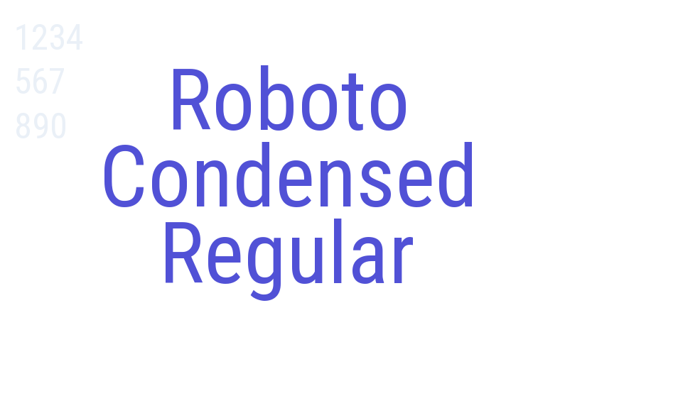 Roboto Condensed Regular-font-download