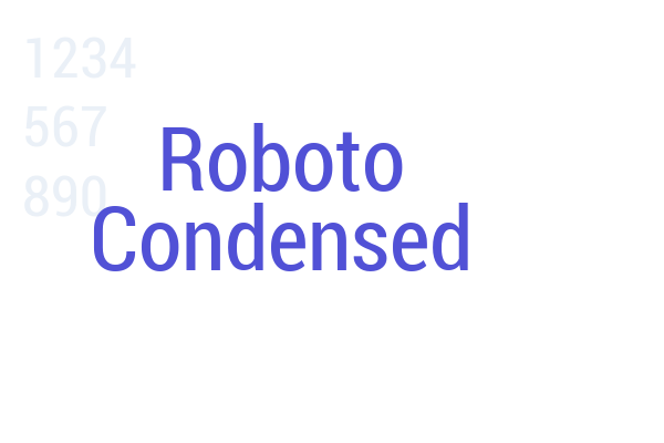 Roboto Condensed Font Download