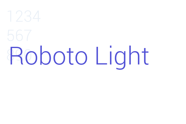 Roboto Light Font Download