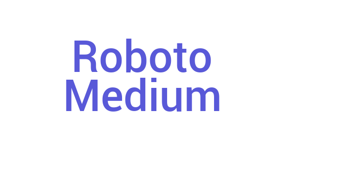 Roboto Medium Font Download