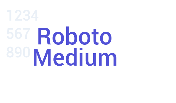 Roboto Medium font download