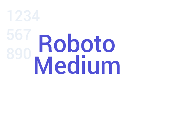 Roboto Medium