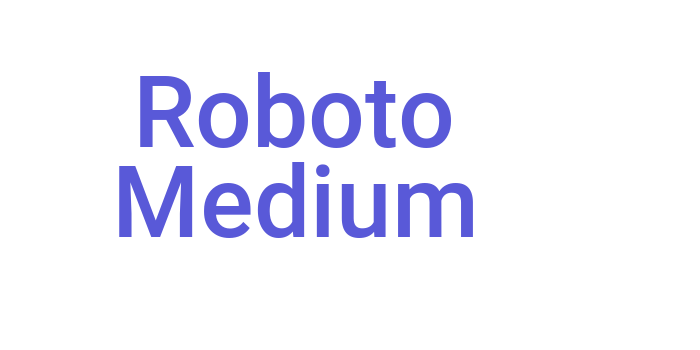 Roboto Medium Font