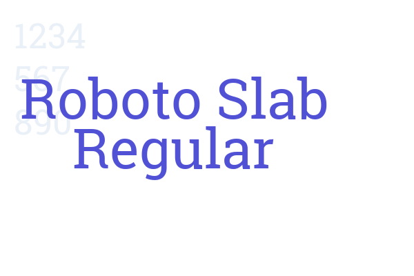 Roboto Slab Regular
