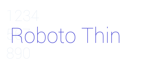 Roboto Thin-font-download