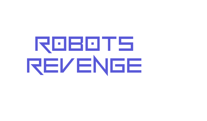 Robots Revenge Font