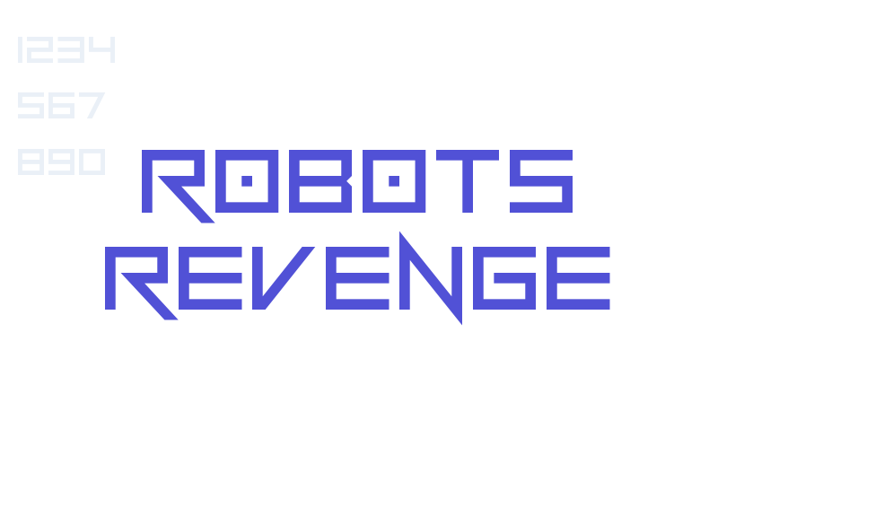 Robots Revenge-font-download