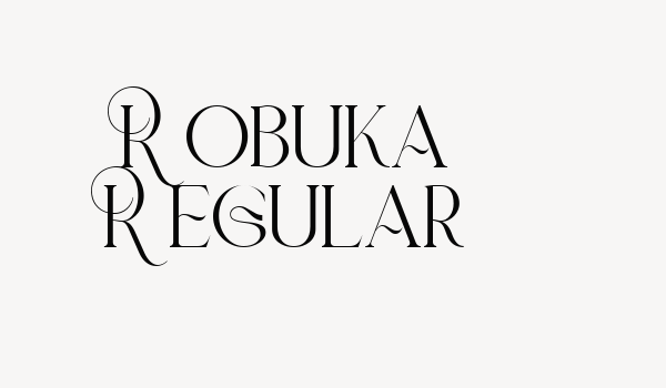 Robuka Regular Font