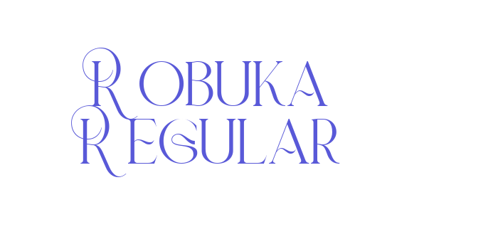 Robuka Regular Font Download