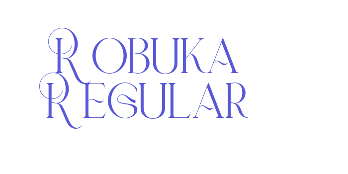 Robuka Regular Font