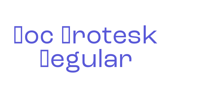 Roc Grotesk Regular Font Download