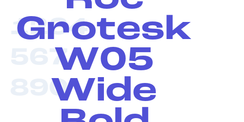 Roc Grotesk W05 Wide Bold-font-download